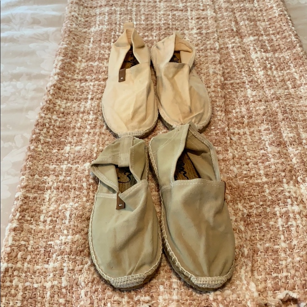 Shoe bundle. Canvas shoes, flats size 10.5
